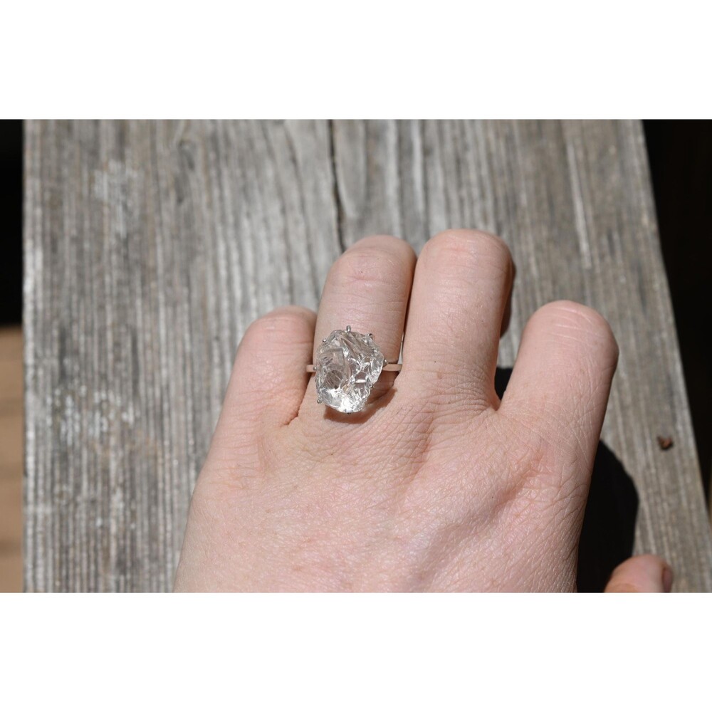 Engagement ring 11 carat Lake county diamond  sterling silver size 3 4 5 6 7 8 9